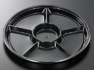 オードブル容器 HSPD 丸35-6 BK 黒