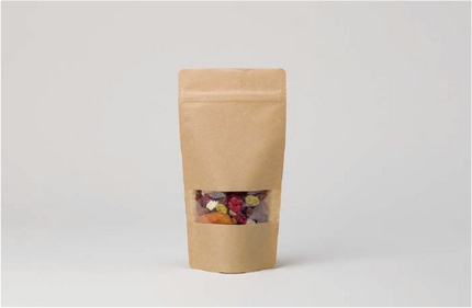 スタンドチャック袋  クラフトタイプ(窓付き)タイプ No.11-21