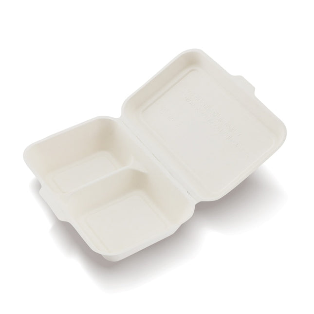 モールドパック MP-7 弁当容器 仕切り付 パルプモールド