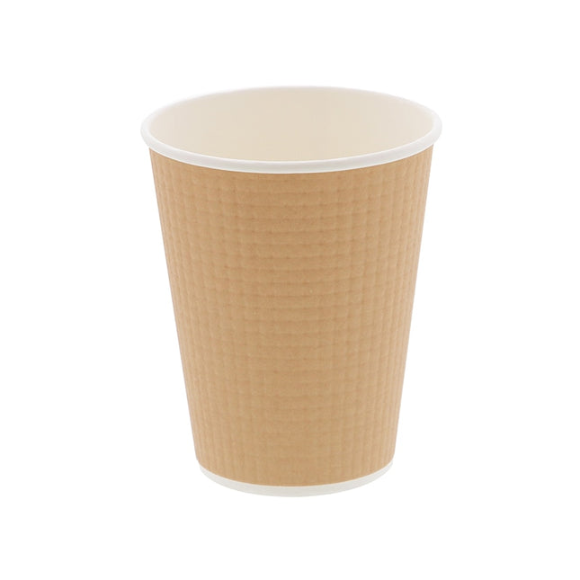 HEIKO エンボスカップ 8オンス  クラフト