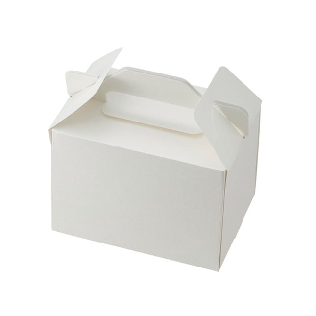 スリムエコ キャリーケーキ ケーキ箱 ホワイト 10.5×15cm