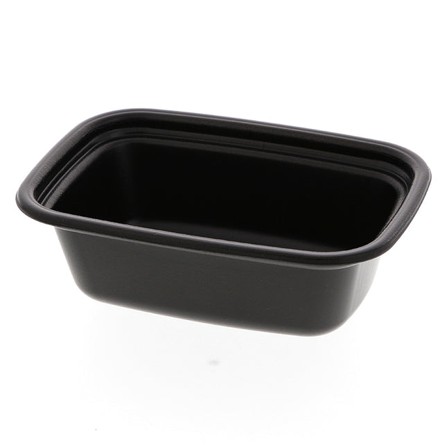 長角丼 黒 本体 どんぶり容器 リスパック