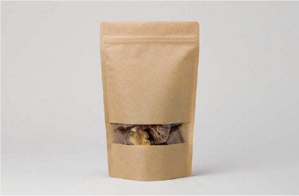 スタンドチャック袋  クラフトタイプ(窓付き)タイプ No.16-26