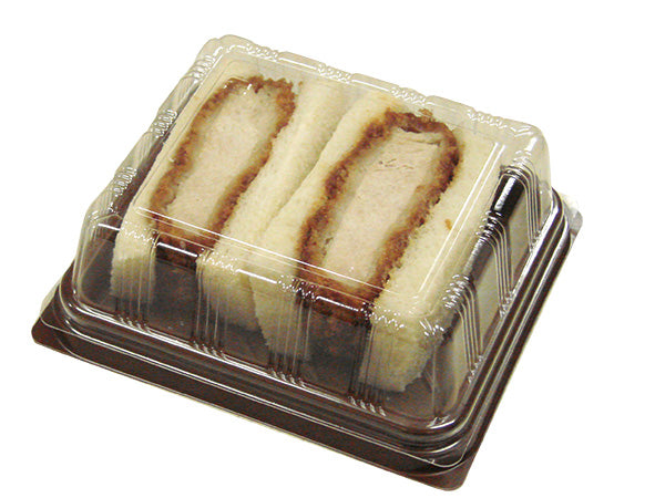 Fパレ W-80 ブラウン 本体 サンドイッチ容器