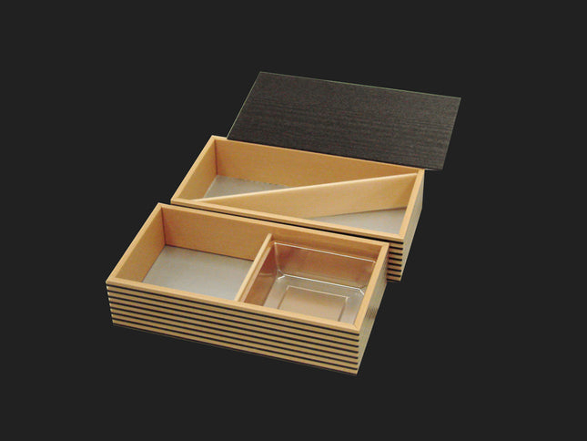 ログウッド 長折二段 大 ブラック