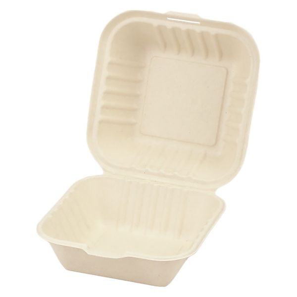 ECO&BASIC バーガーボックス バガス容器 400ml