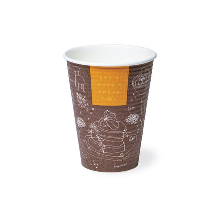 Insulated cup SMP-340E Break Time Hot compatible paper cup
