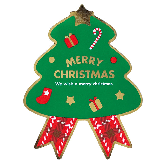 クリスマスシール　XMS-1S ミニサンタリボン型