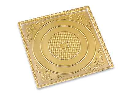 05845 Gold pet tray, square, size 7