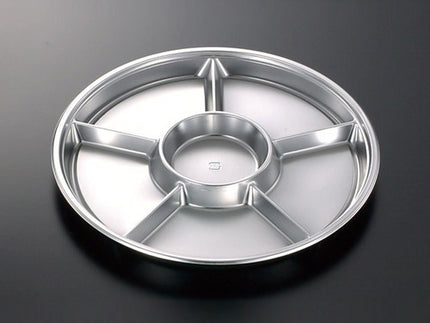 Hors d'oeuvre container DXPD round 35-6SV-BK body and lid set