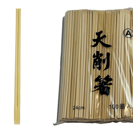 竹　天削箸　24cm