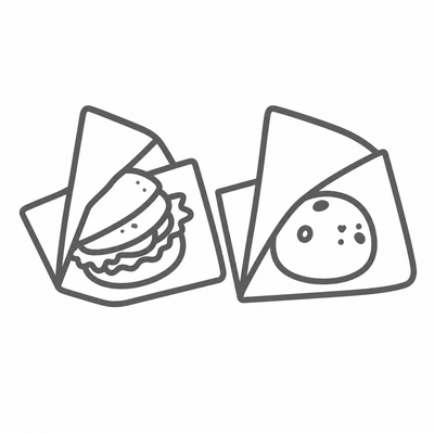 ハンバーガー袋