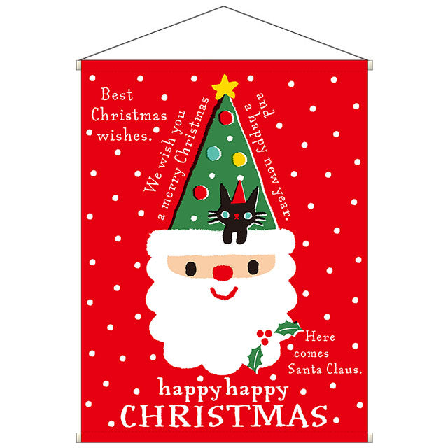 XTS-TA1 クリスマスツリーサンタタペストリー