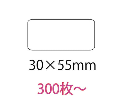 オリジナルシール　30×55mm
