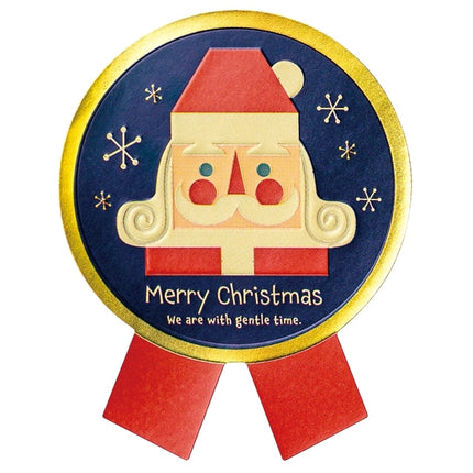 クリスマスシール　 XHK-1S クリスマス北欧リボン型シール