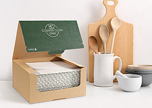 カウンタークロス　グレー　35枚入