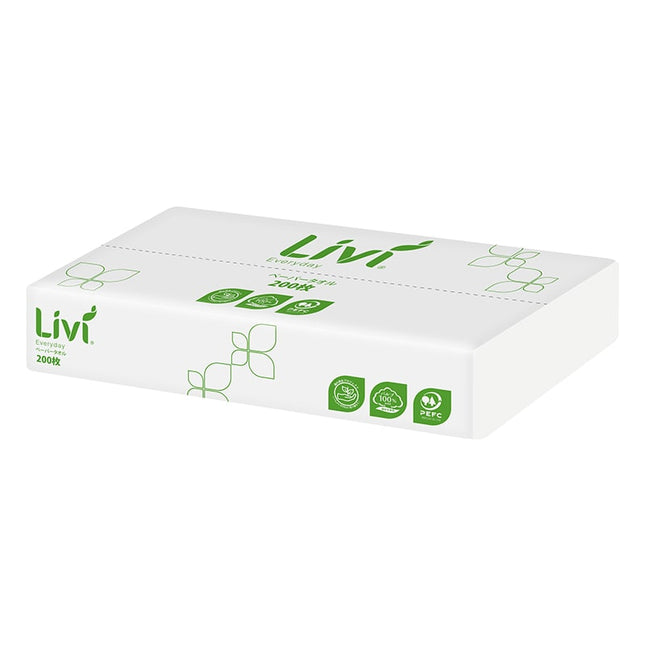 ユニバーサル・ペーパー リヴィ エブリデイ ペーパータオル 中判 200枚
