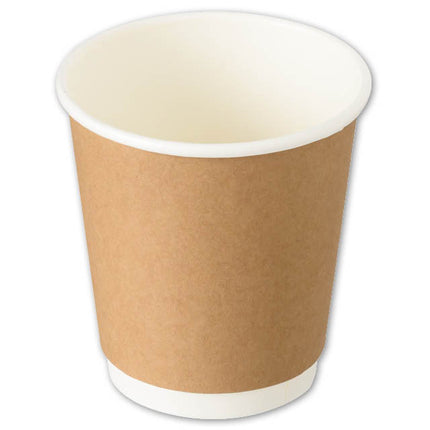 MK-WCUP2　無地クラフト2重断熱カップ
