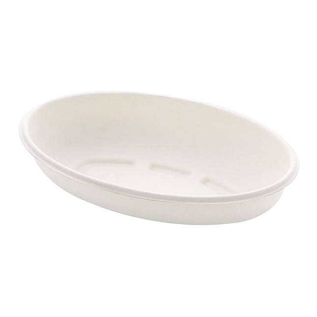 バガス　カレー皿 　ホワイト　550ml