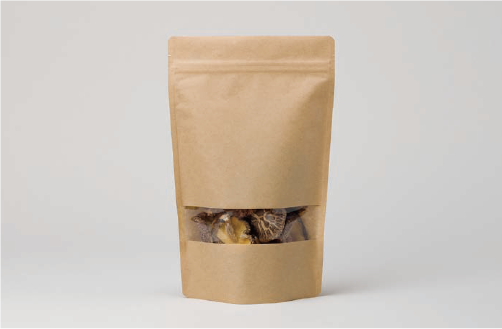 スタンドチャック袋  クラフトタイプ(窓付き)タイプ No.16-26