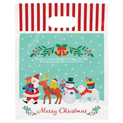 レジ袋　クリスマスオイルパステル　XOP-4