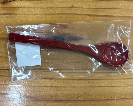 茶碗蒸しスプーン　朱塗