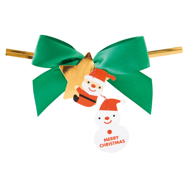 XMS-YT1 クリスマスミニサンタゆらゆらワイヤータイ