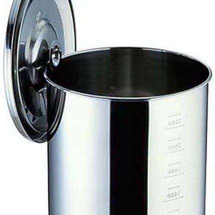 UK18-8 目盛付　キッチンポット　　16cm