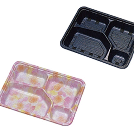 弁当容器　LC-624　黒・フローネ