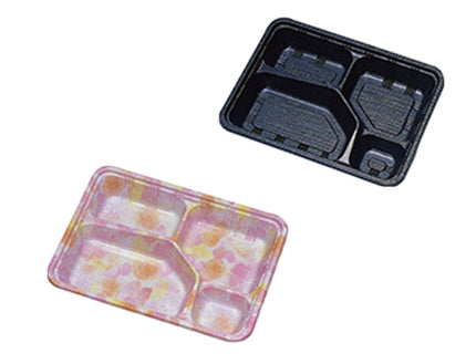 弁当容器　LC-624　黒・フローネ