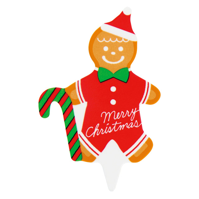 ケーキピック　ジンジャーマン　XMS-PC6　100入