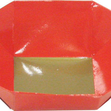 紙皿小　紙皿小八角朱盃底金TL　個食容器