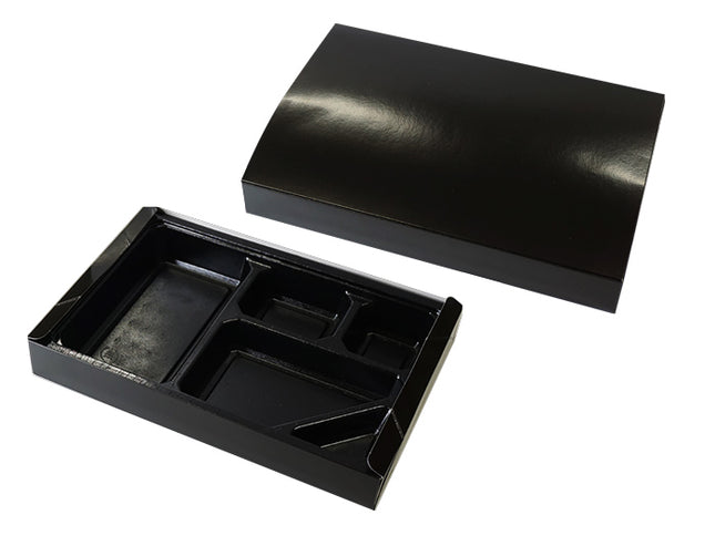 紙BOX 一体型　K-BOX90-60 ブラック　本体・中仕切り