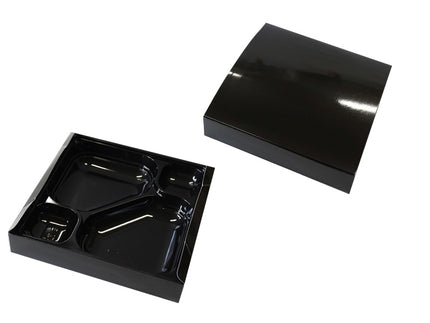 紙BOX 一体型　70-70　シャインブラック　本体・中仕切り