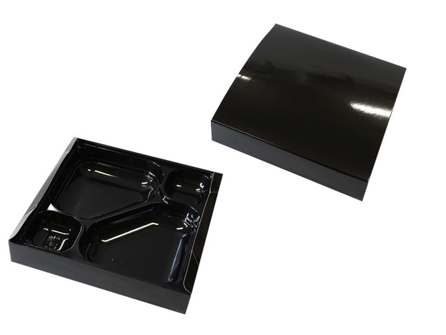 紙BOX 一体型　70-70　シャインブラック　本体・中仕切り