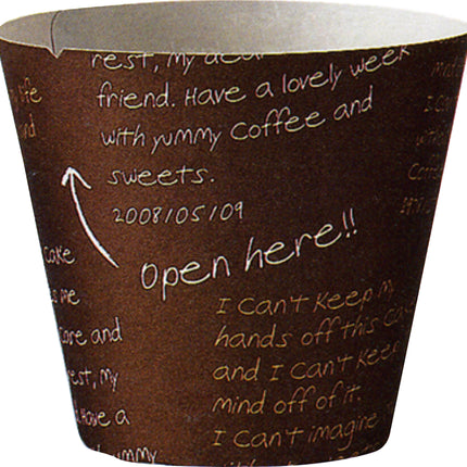 CA22　メッセージ　カフェスイーツ