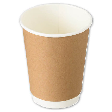 MK-WCUP1 無地クラフト2重断熱カップ