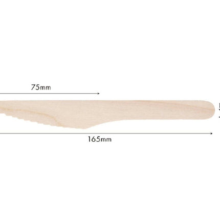木製ナイフ　160mm 天然木　完封タイプ