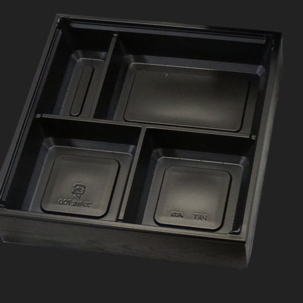 ワン折重　70D　黒底