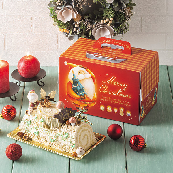 ケーキ箱　ノエルデコ シャルール　6寸