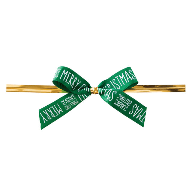 XRL-YT2　クリスマスプリントリボンワイヤータイ