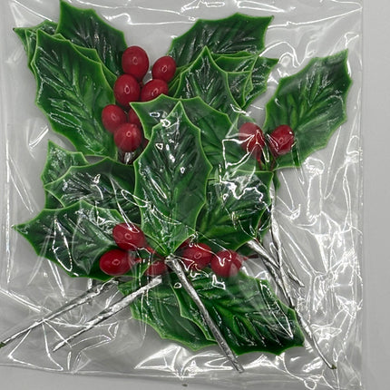 ケーキ用飾り　スーパーヒイラギ　大　XH-012