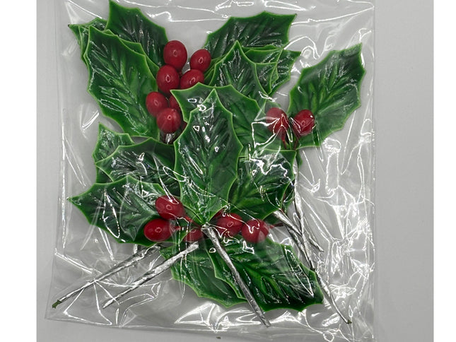 ケーキ用飾り　スーパーヒイラギ　大　XH-012