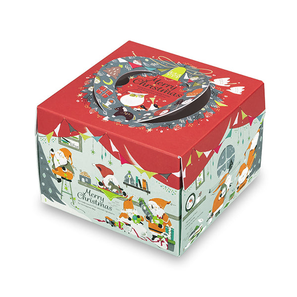 ケーキ箱　キャリーデコ　トムテハウス　4.5号