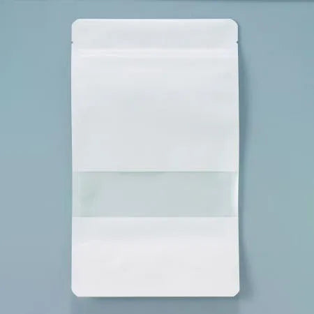 CWT-3 白 クラフト袋窓抜き スタンドチャック袋