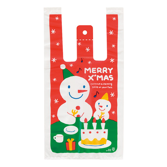 レジ袋　スノーマンレジバッグ　XS-M