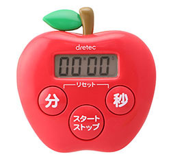 りんごタイマー　レッド　T-534RD