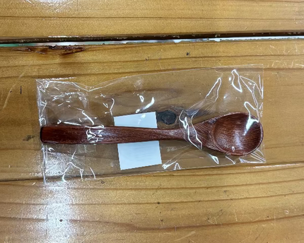 茶碗蒸しスプーン　オーク