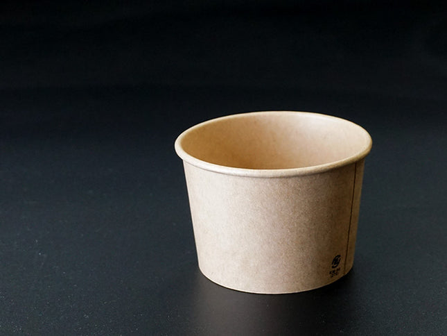 KMカップ KM90-270 ナチュラル 紙容器 フードカップ 電子レンジ可