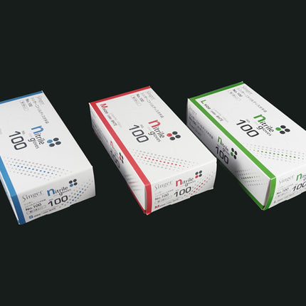 Singer Nitrile Disposable Gloves No. 100